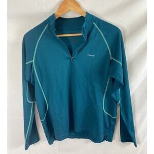 Hind 1/4 zip pullover top size large